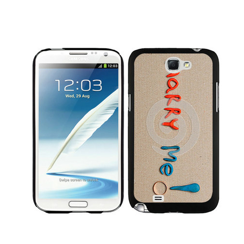 Valentine Marry Me Samsung Galaxy Note 2 Cases DTO